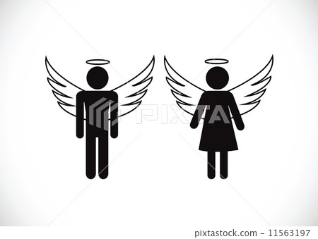 Pictogram  Angel Icon Symbol Sign 11563197