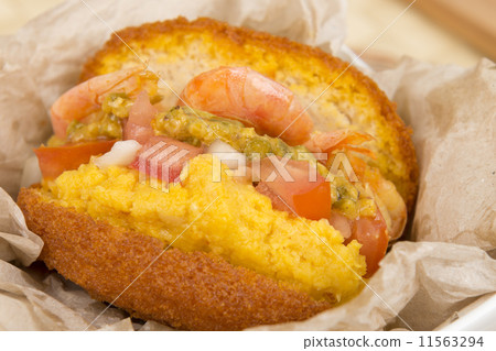 Acaraje - Brazilian fritters made with black-eyed peas 11563294