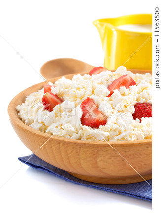 cottage cheese in bowl cottage cheese in bowl 11563500
