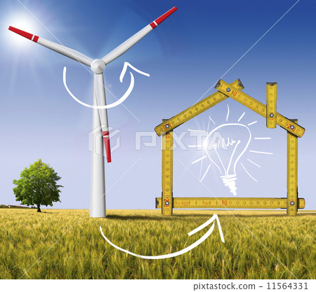 Ecologic House - Wind Energy Concept Ecologic House - Wind Energy Concept 11564331