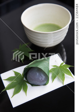 抹茶和日本甜點（Kuzu bun） 11564484