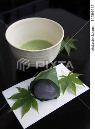 抹茶和日本甜點（Kuzu bun） 11564485