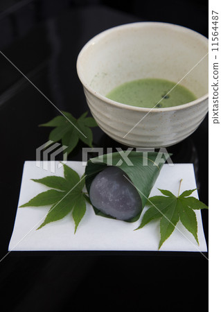 抹茶和日本甜點（Kuzu bun） 11564487