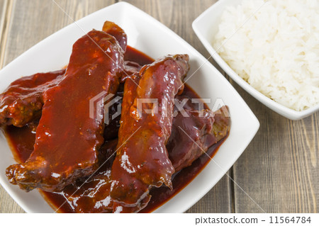 Char Siu - Chinese sticky pork spare ribs. Cantonese cuisine! Char Siu - Chinese sticky pork spare ribs. Cantonese cuisine! 11564784