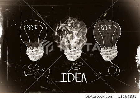 concept crumpled paper light bulb metaphor for good idea concept crumpled paper light bulb metaphor for good idea 11564832