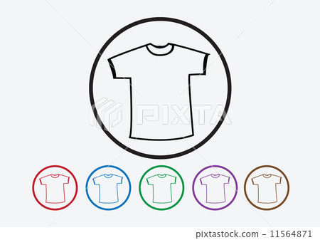 Apparel shirt and T-shirt Icon Clothing icons Apparel shirt and T-shirt Icon Clothing icons 11564871
