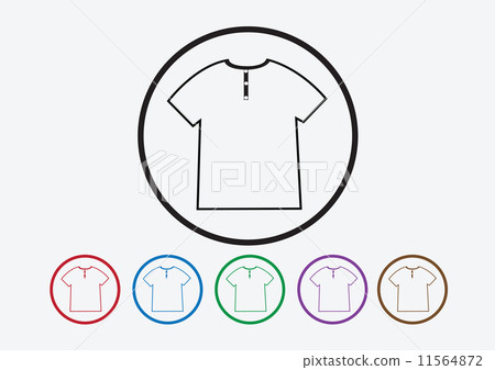 Apparel shirt and T-shirt Icon Clothing icons Apparel shirt and T-shirt Icon Clothing icons 11564872