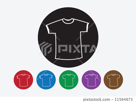 Apparel shirt and T-shirt Icon Clothing icons Apparel shirt and T-shirt Icon Clothing icons 11564873