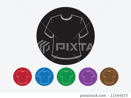 Apparel shirt and T-shirt Icon Clothing icons Apparel shirt and T-shirt Icon Clothing icons 11564875