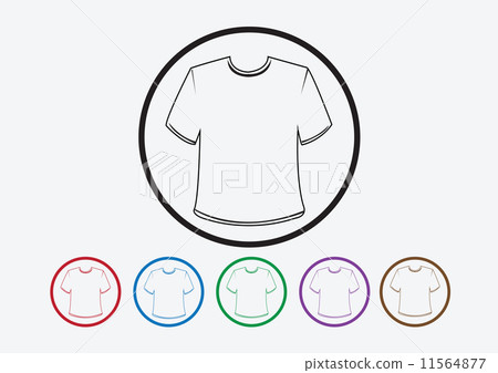 Apparel shirt and T-shirt Icon Clothing icons Apparel shirt and T-shirt Icon Clothing icons 11564877