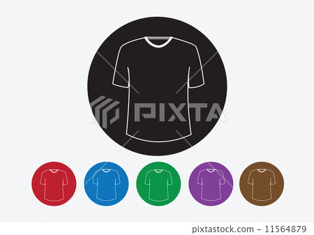 Apparel shirt and T-shirt Icon Clothing icons Apparel shirt and T-shirt Icon Clothing icons 11564879