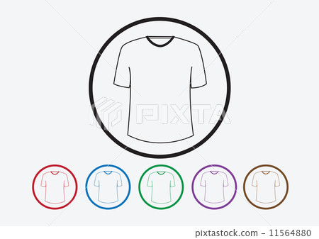 Apparel shirt and T-shirt Icon Clothing icons Apparel shirt and T-shirt Icon Clothing icons 11564880