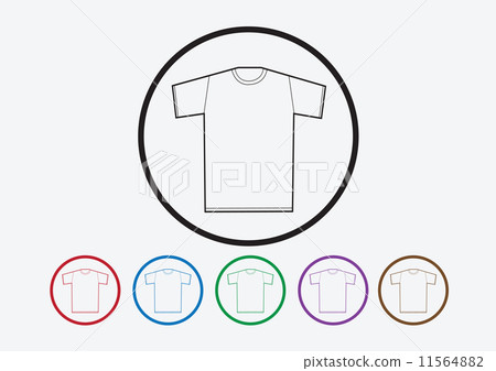 Apparel shirt and T-shirt Icon Clothing icons 11564882
