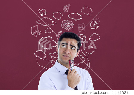 Composite image of tweet doodles on page Composite image of tweet doodles on page 11565233