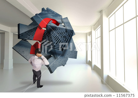 Backlinks against road turning into arrow 11567375