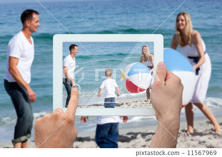 Business partners holding card saying law 11567969