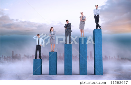 To do list against red steps arrow pointing up against sky To do list against red steps arrow pointing up against sky 11568657