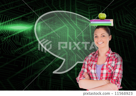 Optimism against road turning into arrow 11568923