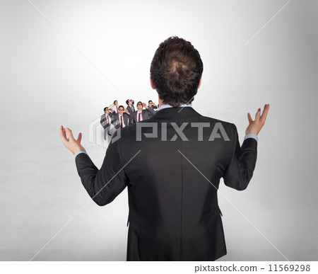 Composite image of thinking businesswoman Composite image of thinking businesswoman 11569298