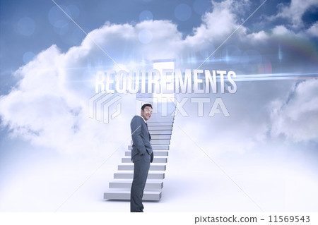 Web traffic on black keyboard with blue key 11569543