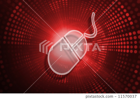 Professional against red steps arrow pointing up against sky 11570037