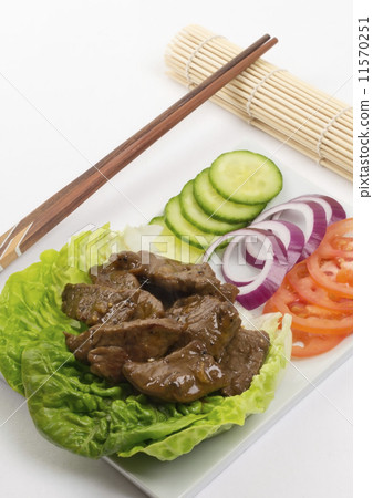 Cambodian (Loc Lac)/Vietnamese (Bo Luc Lac) - beef salad Cambodian (Loc Lac)/Vietnamese (Bo Luc Lac) - beef salad 11570251