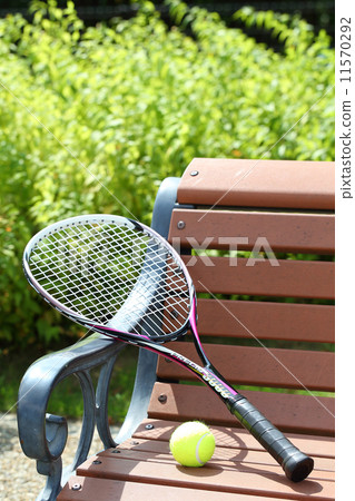 Tennis ball and racket 11570292