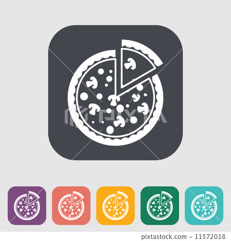 Pizza flat icon Pizza flat icon 11572018