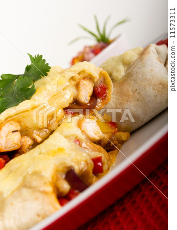 Chicken and Cheese Burritos & Salsa Chicken and Cheese Burritos & Salsa 11573311