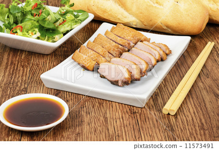 Vit Hom Khoi - Vietnamese tea smoked duck breasts  11573491