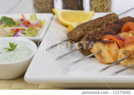 Kebabs - Chicken tikka, paneer tikka & seekh kebabs.  11573692