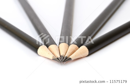 close-up of black pencil. close-up of black pencil. 11575179