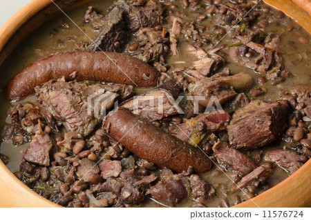 Feijoada - Brazilian black bean, sausage, pork and beef stew  11576724
