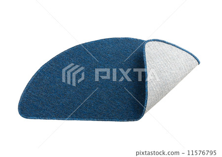 Front and back of dark blue doormat 11576795