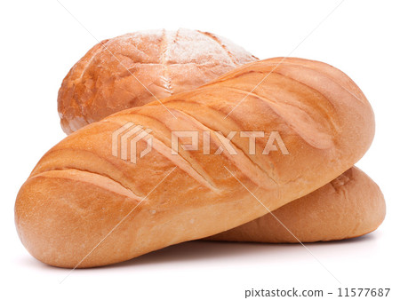 fresh bread isolated on white background cutout fresh bread isolated on white background cutout 11577687
