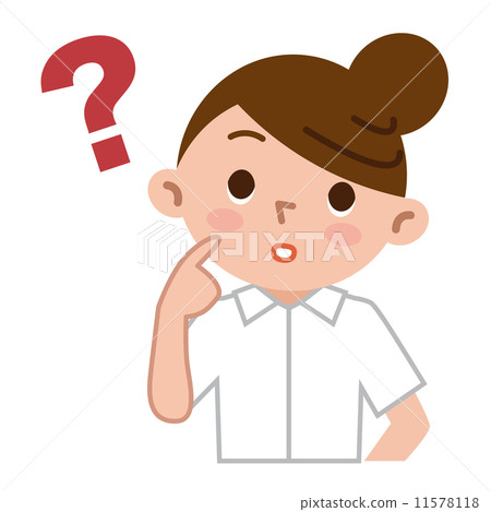 Thinking young nurse - Stock Illustration [11578118] - PIXTA