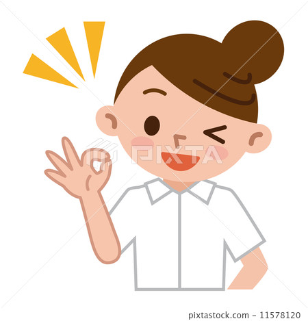 Young nurse with OK sign - Stock Illustration [11578120] - PIXTA