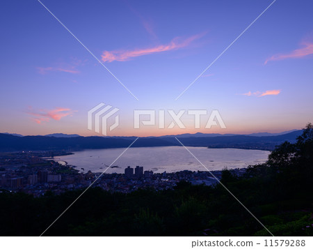 Evening scenery of Suwa Evening scenery of Suwa 11579288