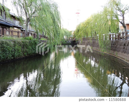 Sawara Kogyo第1部分楊柳和運河的城市景觀 11580888