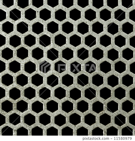 abstract  seamless honeycomb steel 11580979