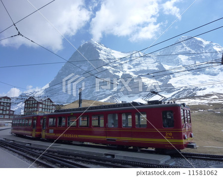 Jungfraujoch and mountaineering train 11581062