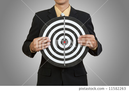 Businessman hold the target 11582263