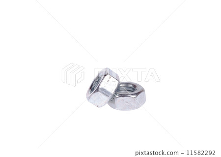 Metal nut isolated on white background Metal nut isolated on white background 11582292