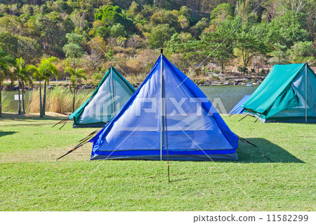 Camping tent in the mountains Camping tent in the mountains 11582299