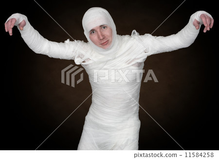 The terrible mummy in bandage 11584258