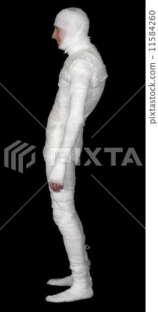 The guy in bandage on a black The guy in bandage on a black 11584260