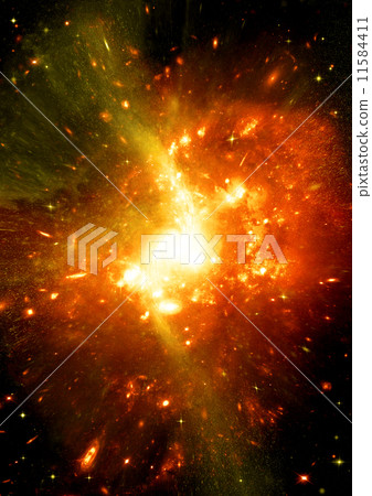 Stars of a planet and galaxy in a free space Stars of a planet and galaxy in a free space 11584411