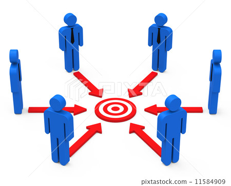 the common target - Stock Illustration [11584909] - PIXTA
