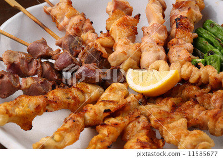 Assortment of yakitori 11585677