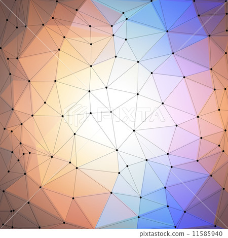 Abstract colored background, triangle design vector illustration Abstract colored background, triangle design vector illustration 11585940